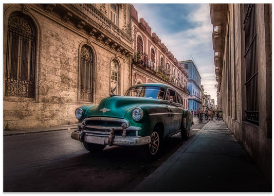 Teal Classic City Street