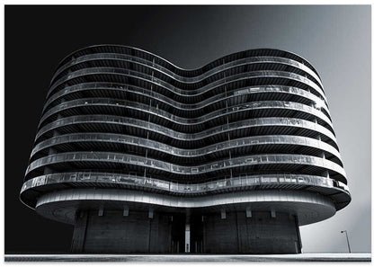 Dramatic Wavy Building