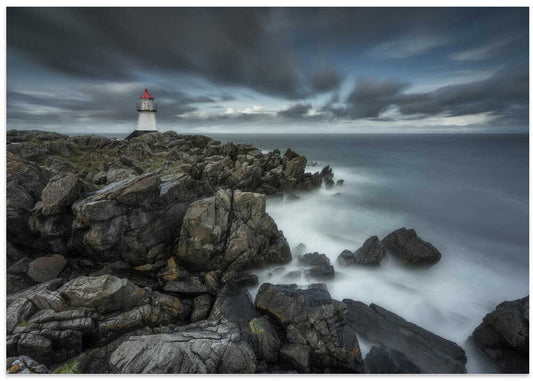 Dramatic Coastal Lighthouse
