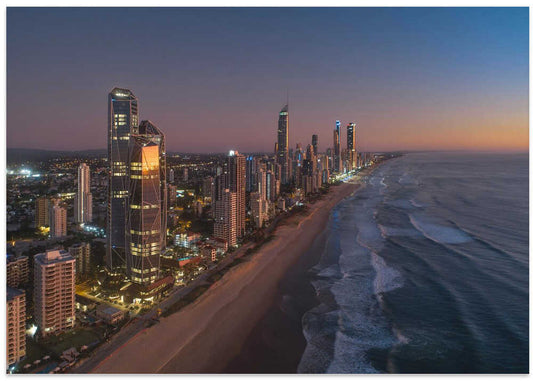 Coastal City Twilight