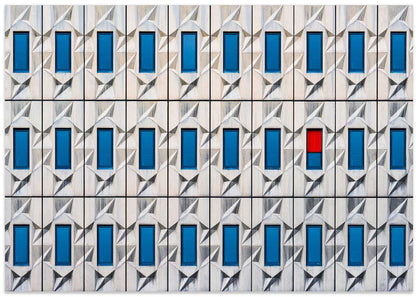 Bold Red Window
