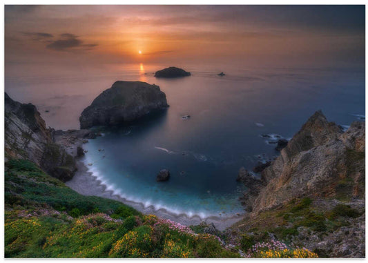 Dramatic Coastal Sunset