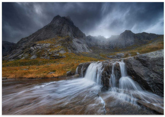 Moody Mountain Waterfall