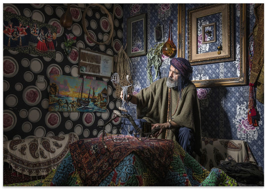 Bearded Man's Cozy Room