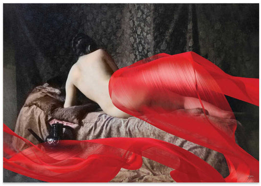 Sensual Red Drape