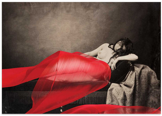Sensual Red Drape