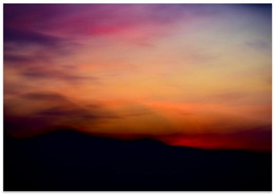 Vibrant Mountain Sunset