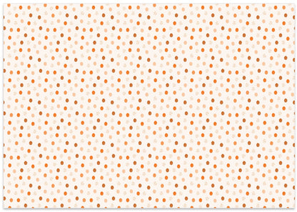 Warm Orange Dot Pattern