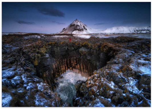 Dramatic Winter Chasm