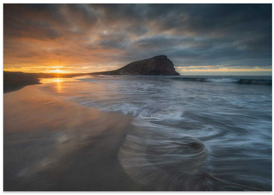 Dramatic Coastal Sunset