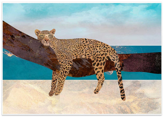 Relaxed Leopard Beach Style