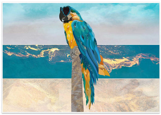 Vibrant Tropical Macaw