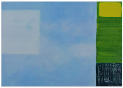 Serene Blue Green Yellow