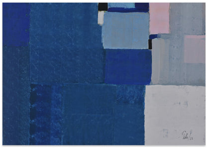 Blue Abstract Blocks