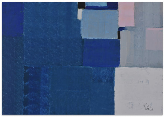 Blue Abstract Blocks
