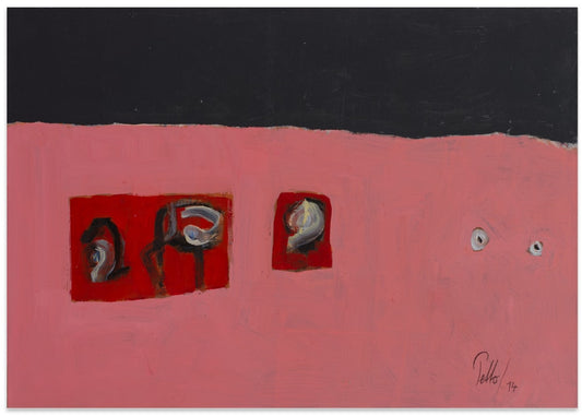 Pink Abstract Figures