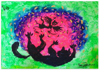 Pink Vortex Monster