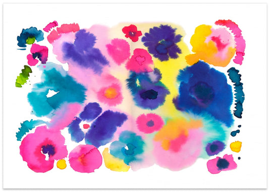 Vibrant Abstract Flowers