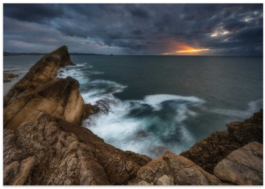 Dramatic Coastal Sunset