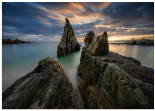 Dramatic Coastal Sunset