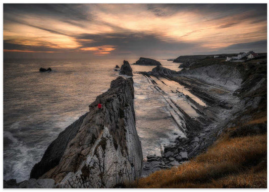 Coastal Cliffs at Golden Hour