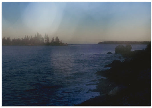 Misty Coastal Evening
