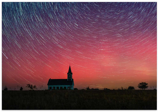 Celestial Church Star Trails