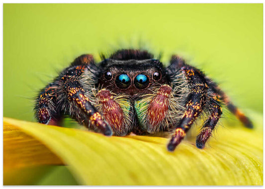 Blue Eyed Jumping Spider