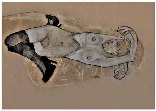 Nude Woman Reclining Sketch