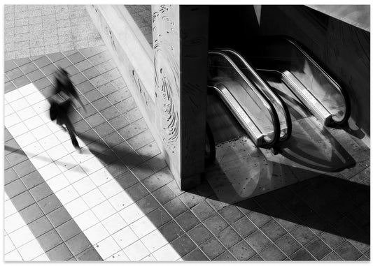 Urban Motion Escalator Shadows