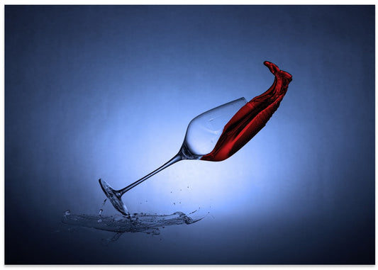 Dynamic Red Wine Splash