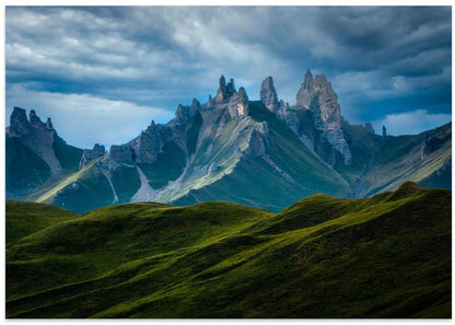 Dramatic Alpine Landscape