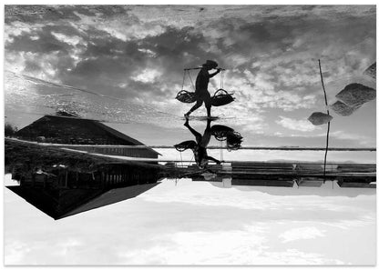 Reflected Salt Worker