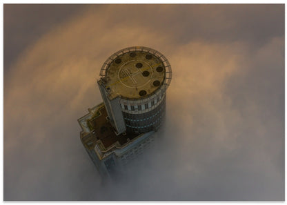 Skyscraper Above Clouds
