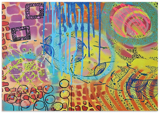 Vibrant Abstract Drips