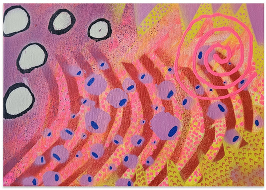 Vibrant Abstract Swirl