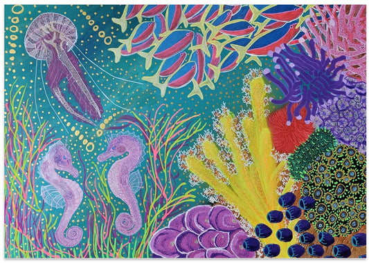 Vibrant Coral Reef Life