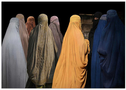 Women In Diverse Burqas