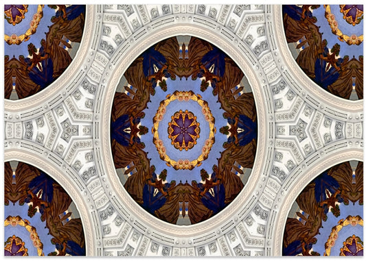 Ornate Celestial Ceiling Art
