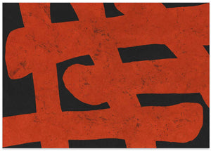 Bold Graphic Red Pattern