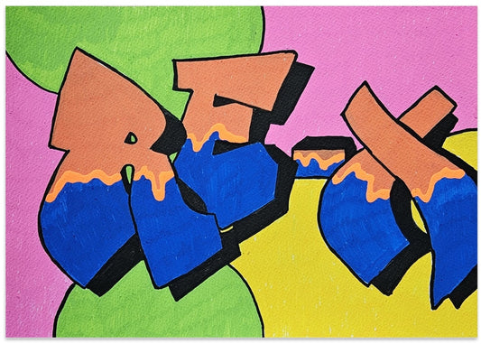 Colorful Graffiti Style