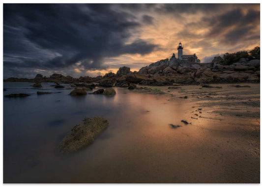 Dramatic Coastal Lighthouse