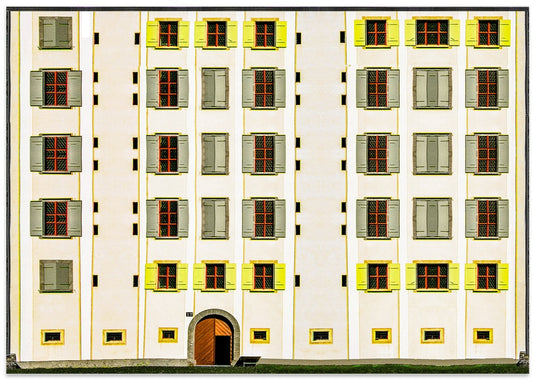 Symmetrical Palace Facade