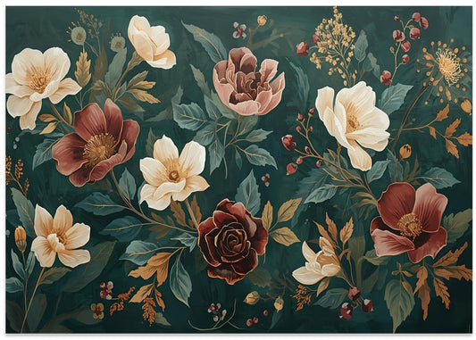 Dark Floral Blooms