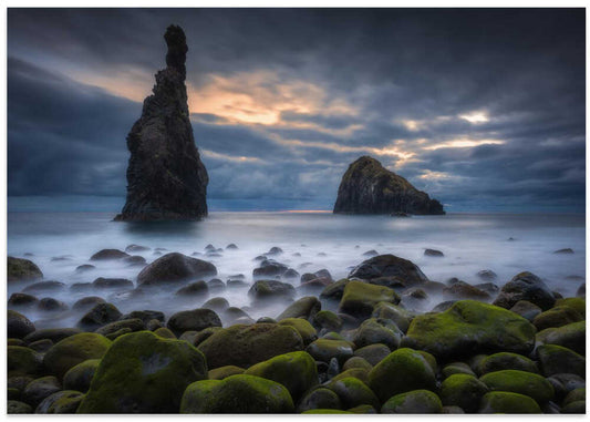 Twilight Sea Stacks