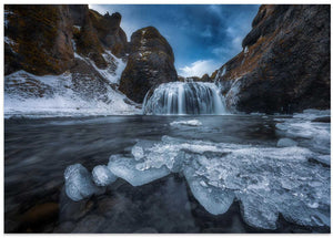 Majestic Winter Falls