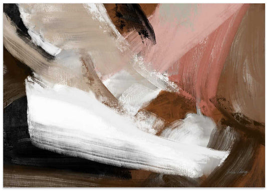 Rust & Black Abstract 3 Julia Cheney
