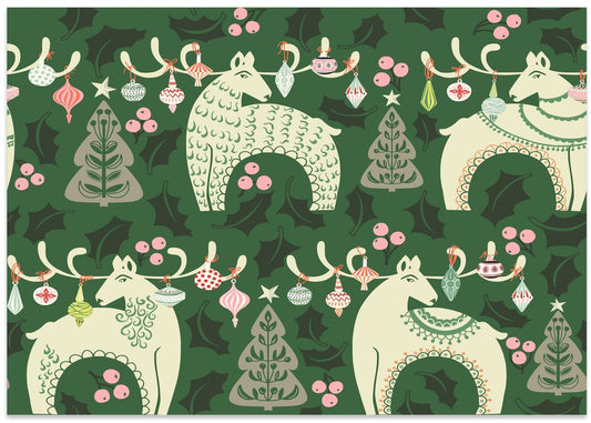 Whimsical Christmas Reindeer