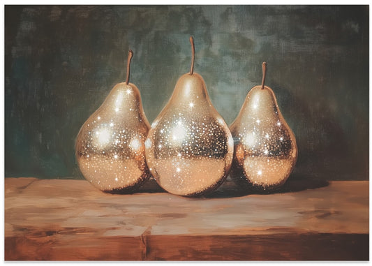 Sparkling Gold Pears