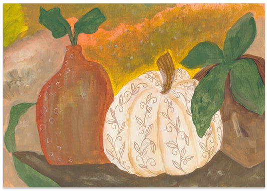 Autumn Pumpkin Still Life